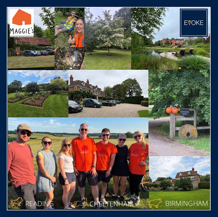 Evoke Supports Maggie's Garden Event